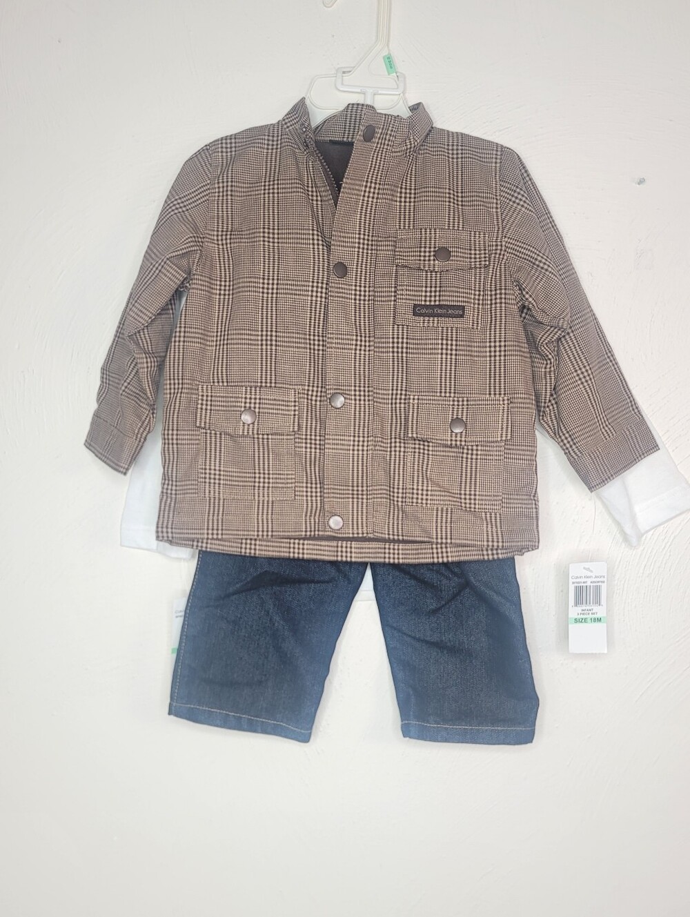 Calvin Klein Jeans 3 Piece Set With Jacket 18M